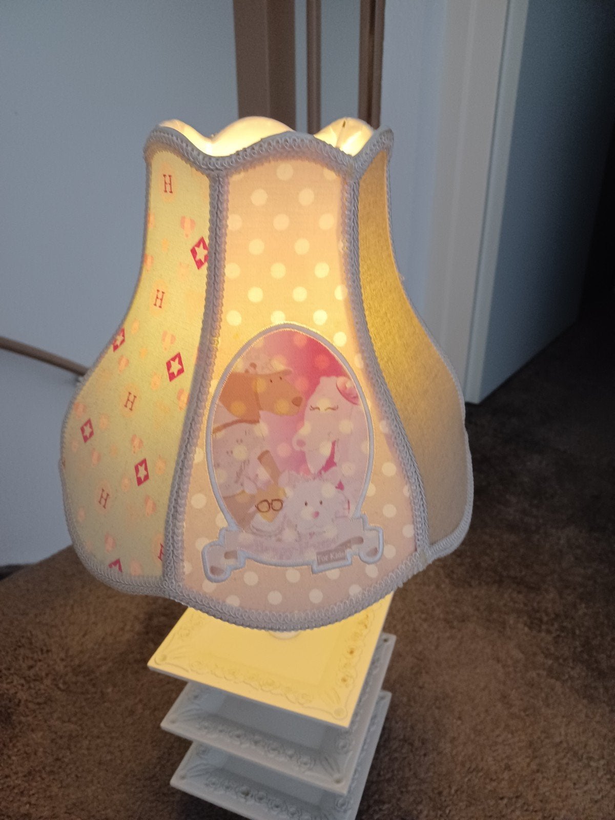 Lamp met kap, Ophalen of Verzenden, Zo goed als nieuw, Lamp