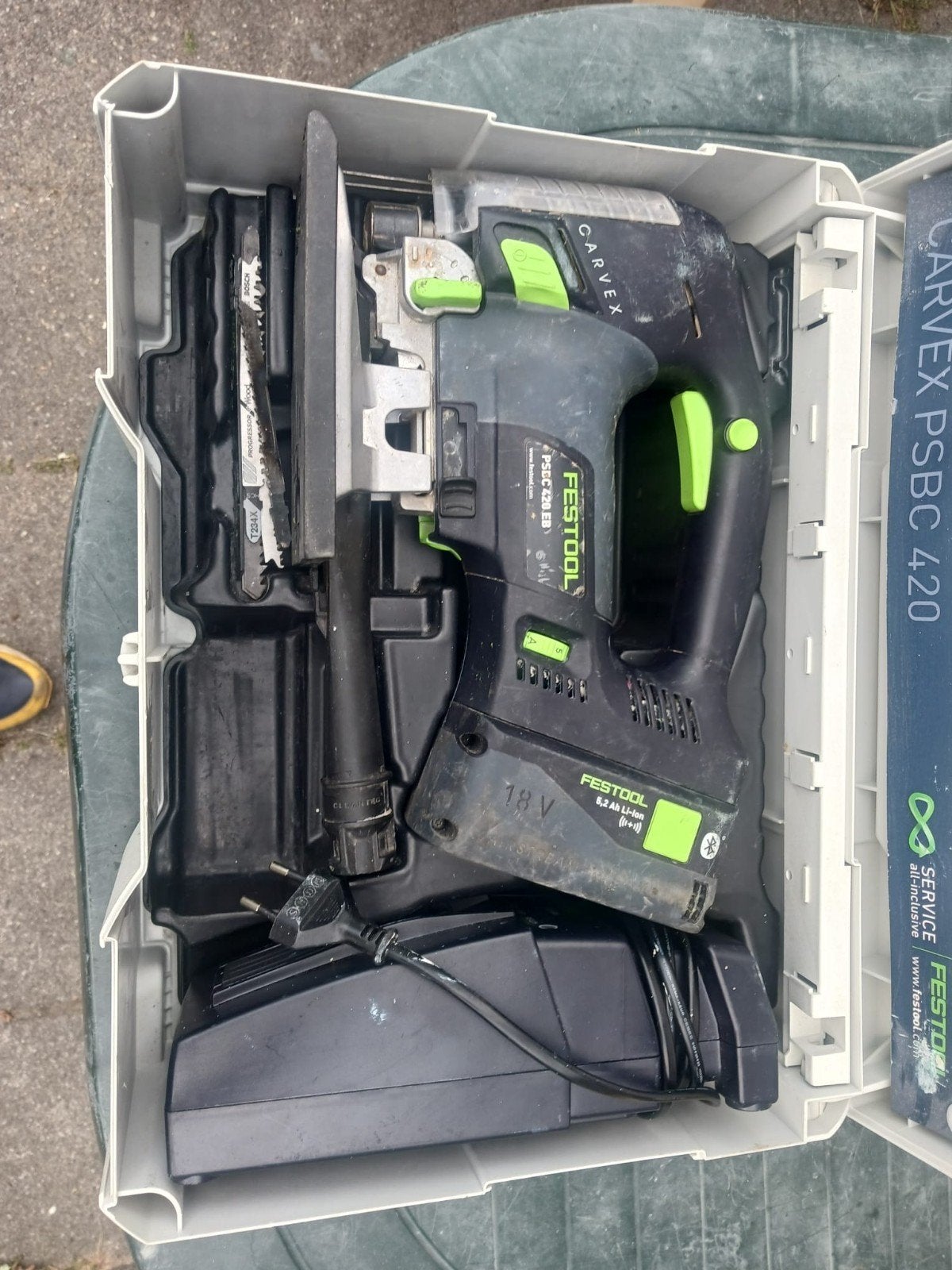 zeer nette festool decoupeerzaag op accu, Decoupeerzaag, Nieuw, Ophalen of Verzenden, 30 tot 70 mm