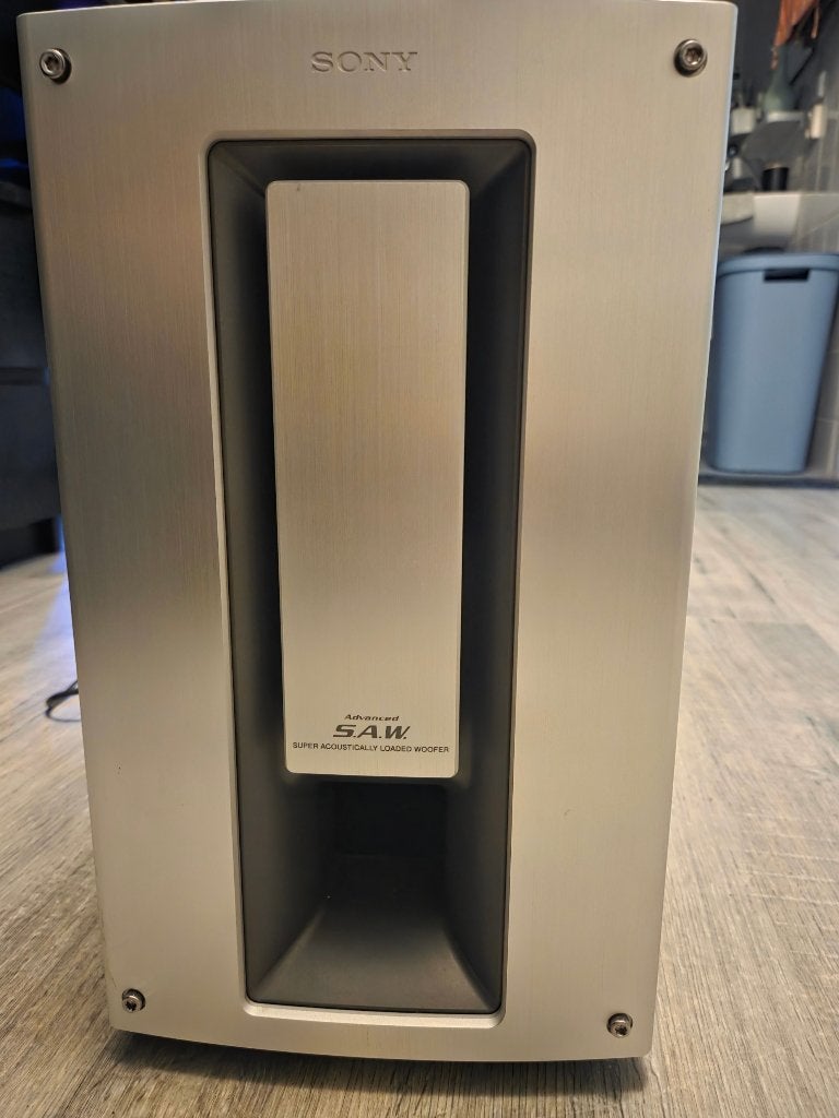 Sony SA-WMS7 Actieve Subwoofer, Ophalen, Subwoofer, Zo goed als nieuw, 60 tot 120 watt