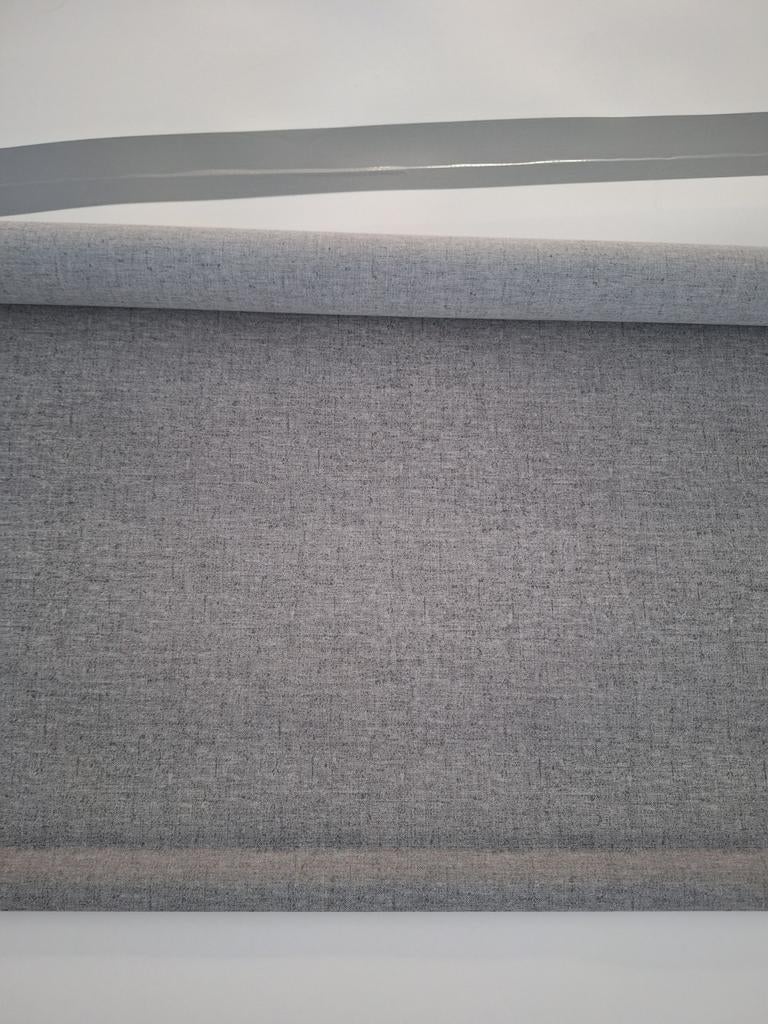 Grijs rolgordijn 245x155 cm - Lichtdoorlatend en privacy, Ophalen, 200 cm of meer, Zo goed als nieuw, 200 cm of meer