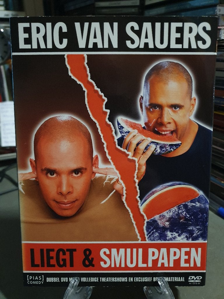 Eric van Sauers Liegt en Smulpapen 2DVD, Alle leeftijden, Ophalen, Zo goed als nieuw, Stand-up of Theatershow