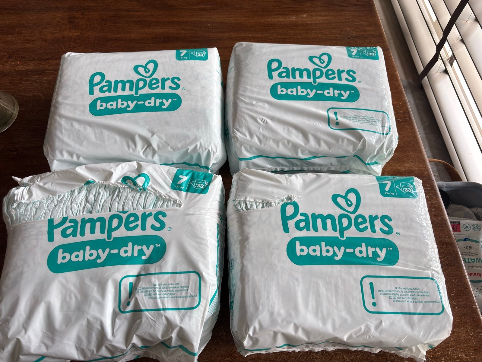 Pampers Baby-Dry Luiers Maat 7 (15+ kg) - Nieuw, Ophalen of Verzenden, Nieuw