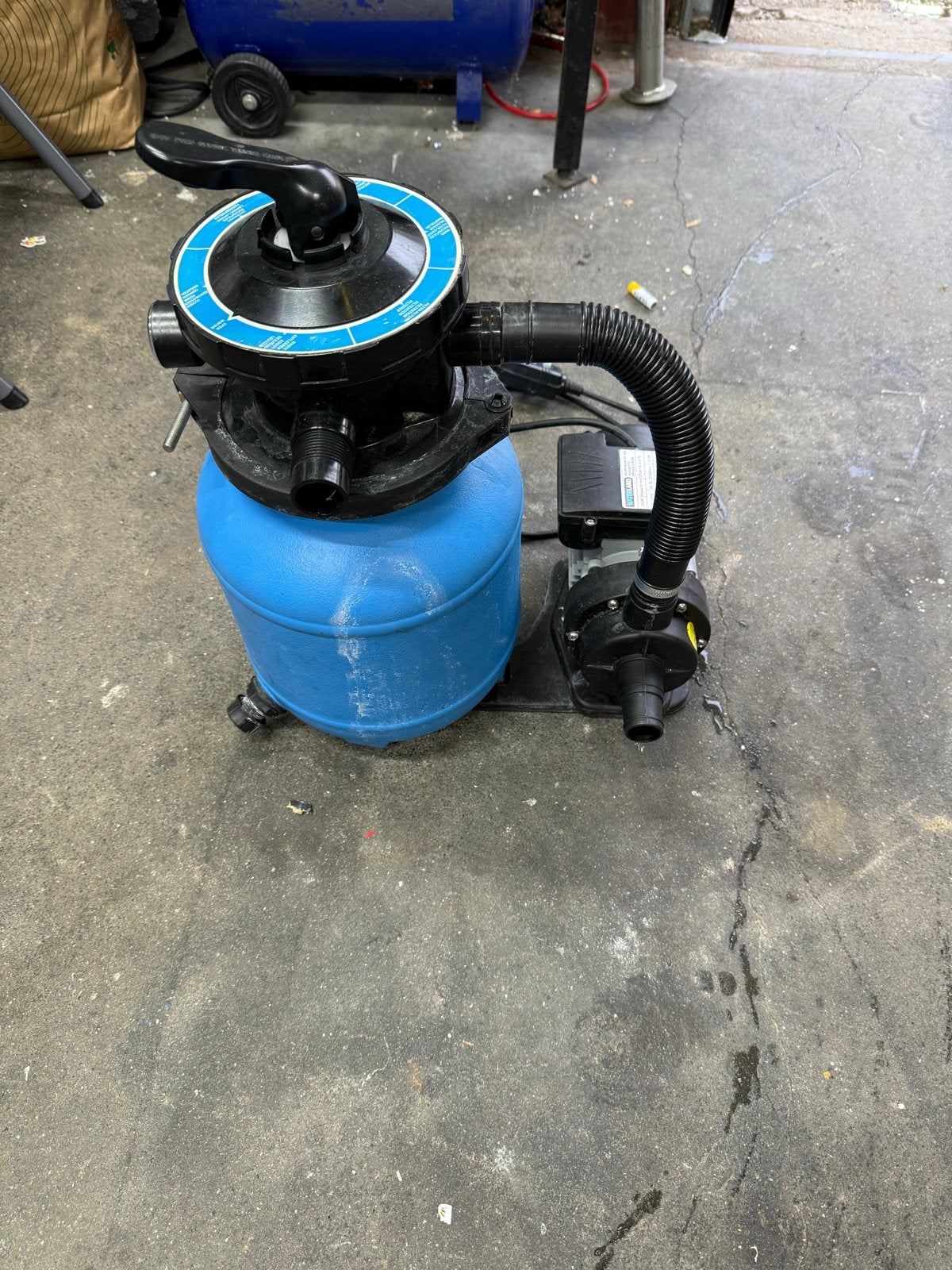Waterland Zandfilterpomp ZF-200 voor Zwembad, Tuin en Terras, Ophalen, Zwembadpomp, Gebruikt, Steenbekkers12@gmail.com