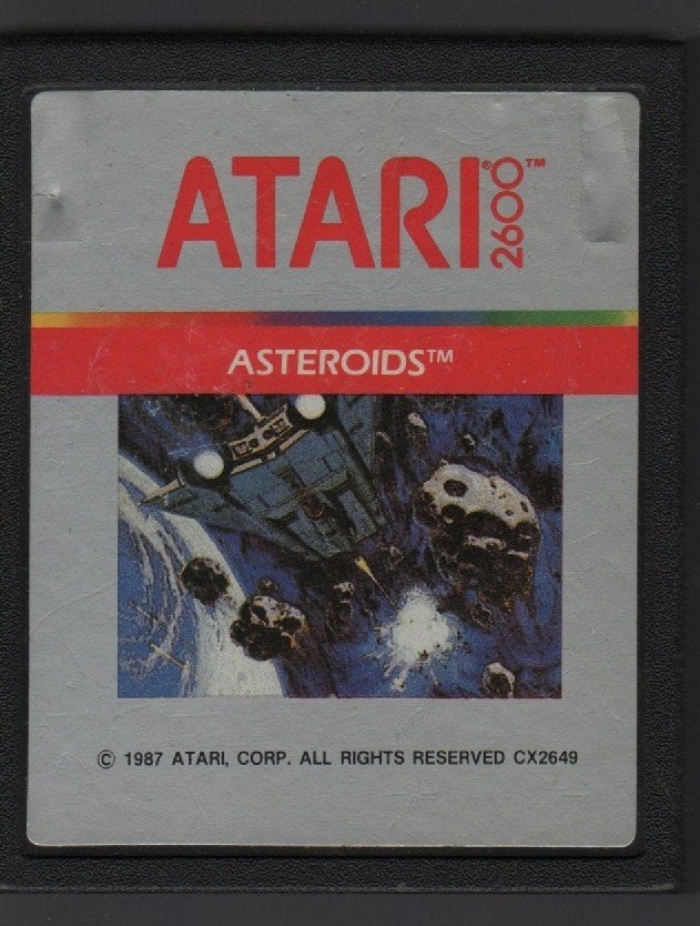 atari 2600 asteroids, Gebruikt, Shooter, 1 speler, Eén computer