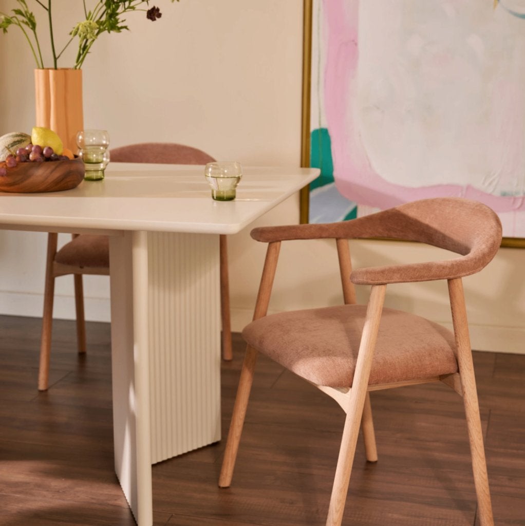 by fonQ Nordic Eetkamerstoel Eikenhout Rose | €189 p stuk nu, Byfonq, Bruin, Byfonq, Nieuw