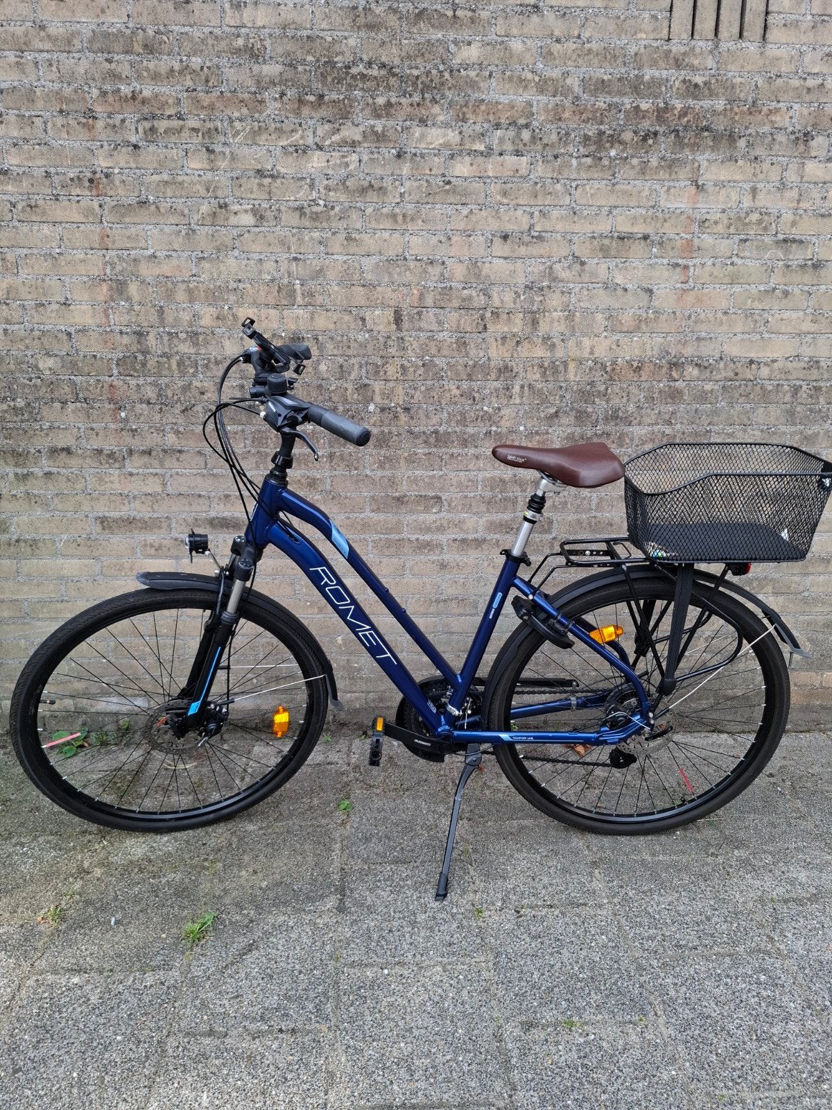 Net en comfortabel Romet Gazela DamesfietsTrekkingfiets 28", Versnellingen, Zo goed als nieuw, 50 tot 53 cm, Schijfrem