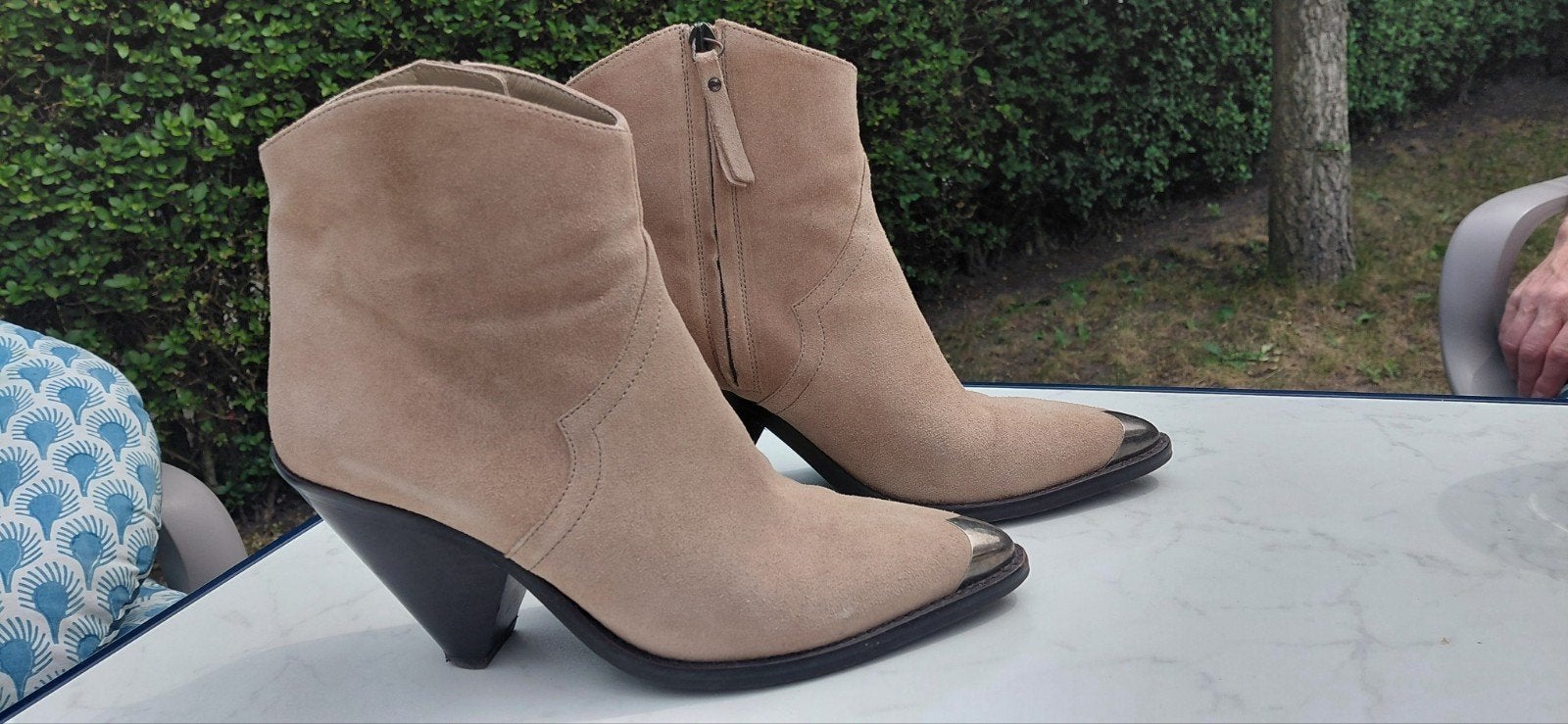 Toral enkellaarsjes maat 38 incl. originele doos, Beige, Lage of Enkellaarzen, Ophalen of Verzenden, Zo goed als nieuw