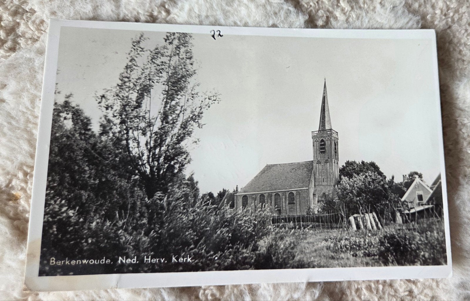 Berkenwoude Ned. Herv. Kerk, Verzenden, 1940 tot 1960, Gelopen, Zuid-Holland