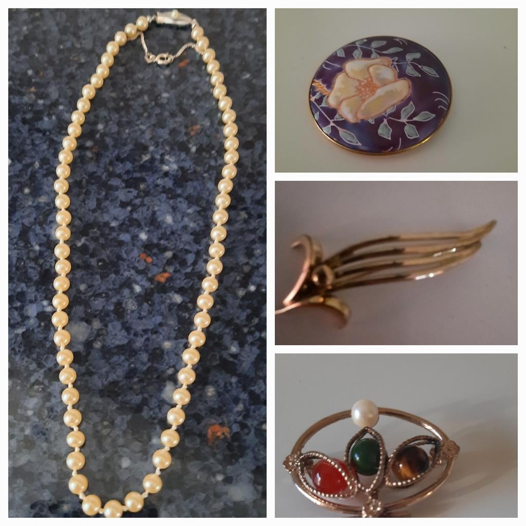 Diverse Vintage Sieraden uit Nalatenschap, Verzenden, Overige materialen