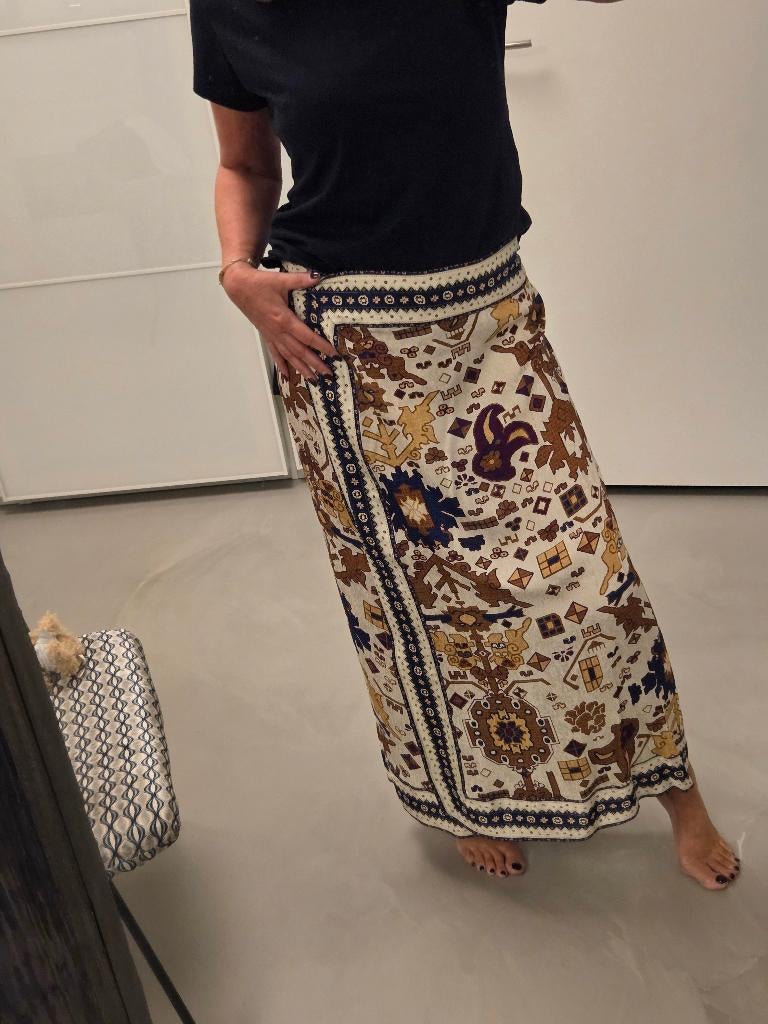 Ba-Sh overslag rok maat M nieuw neutrale kleuren., Kleding | Dames, Rokken, Maat 38/40 (M), Nieuw, Ophalen of Verzenden, Ba-Sh