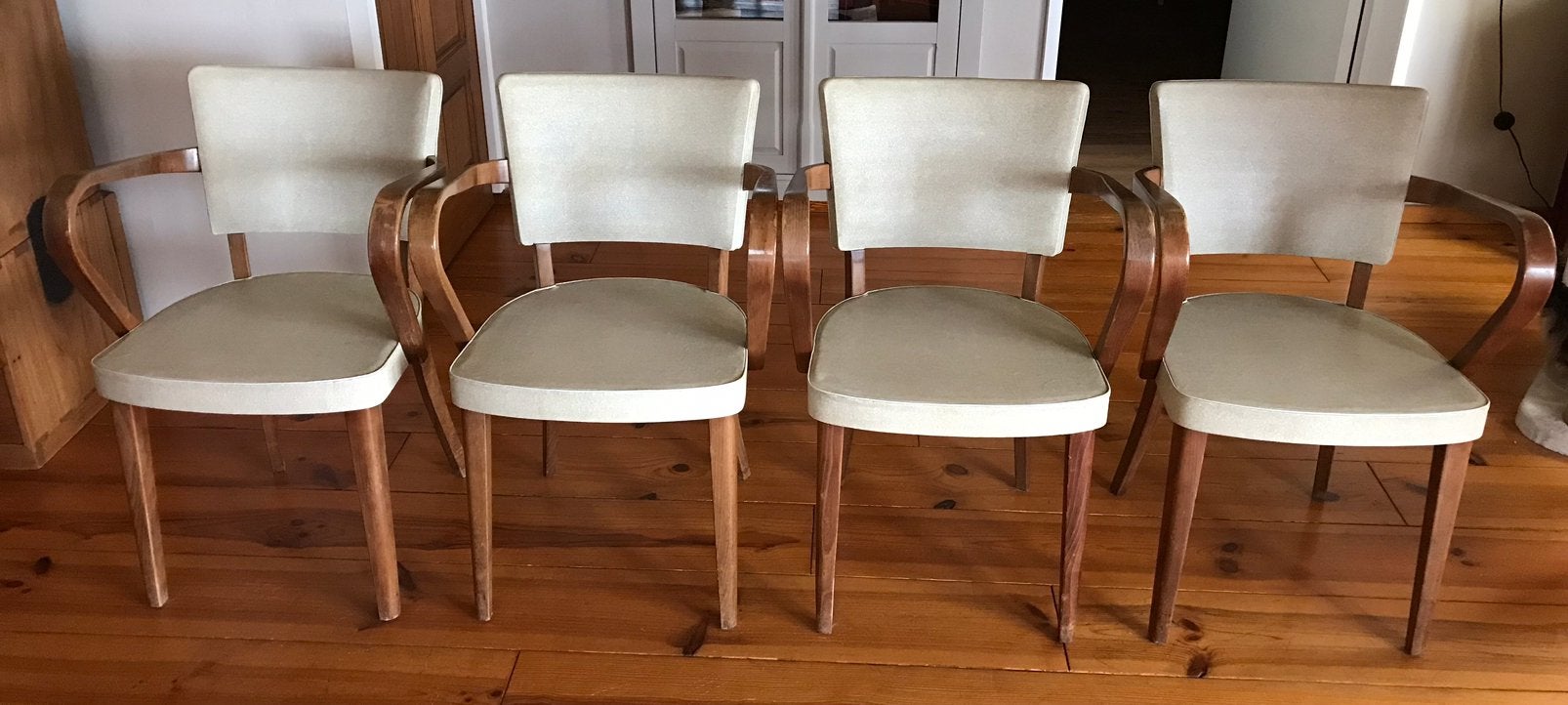 Vintage stoelen gebr verhouden 1961, Ophalen