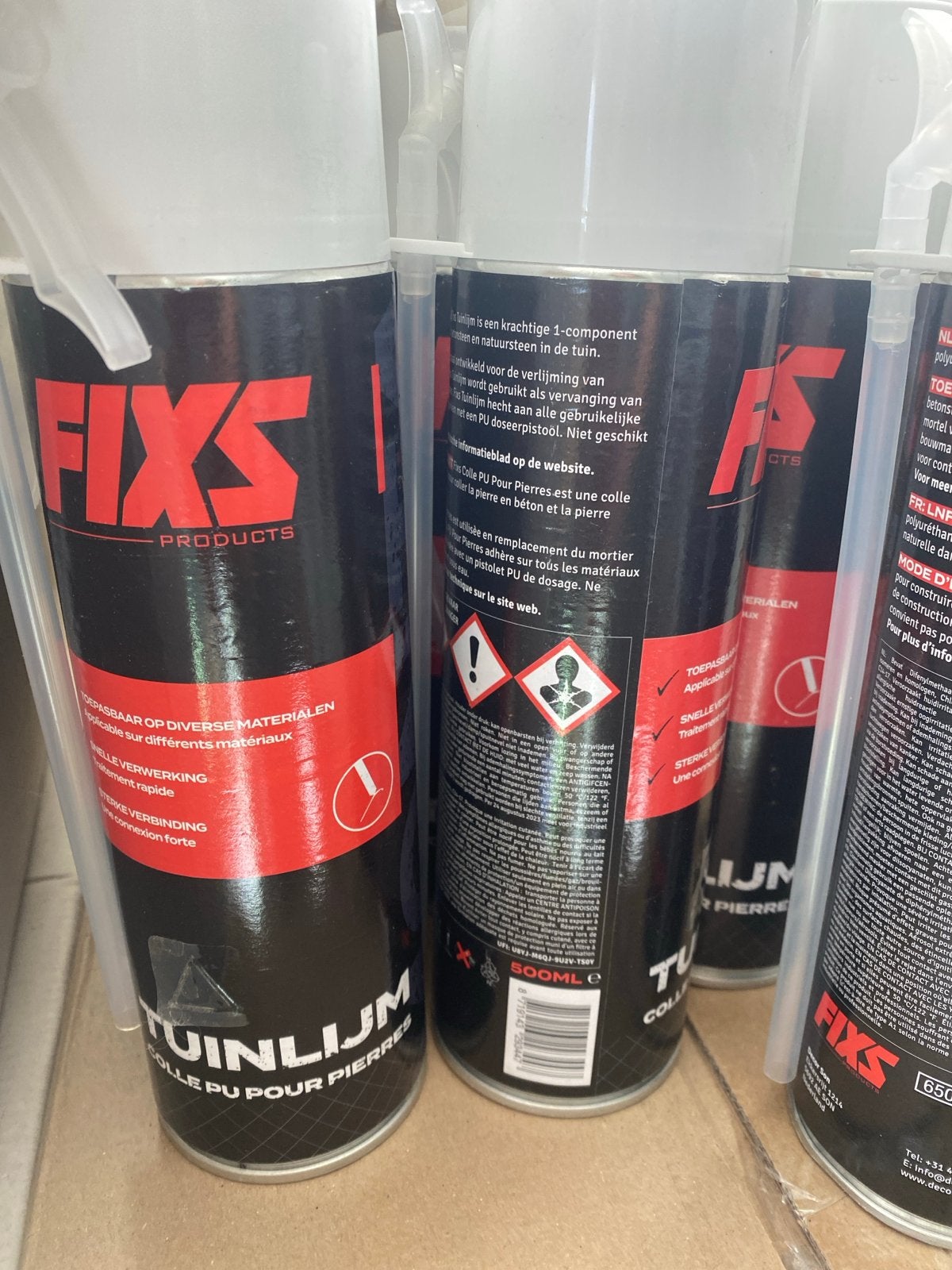 Partij 50x Nieuwe FIXS Tuinlijm - Sterke Verbinding, Ophalen, Onbekend, Nieuw, Onbekend