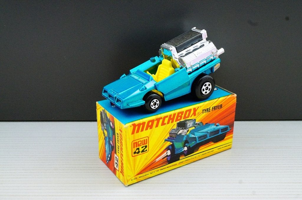 Matchbox 42d Tyre Fryer type "I" Box, Ophalen of Verzenden, Zo goed als nieuw, Auto