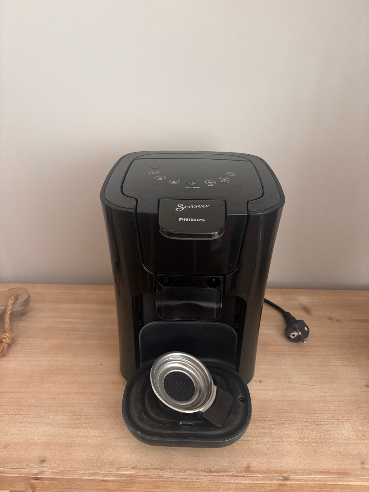Philips Senseo Koffiezetapparaat Zwart, Koffiepads en cups, Gebruikt, Koffiemachine, Ophalen of Verzenden