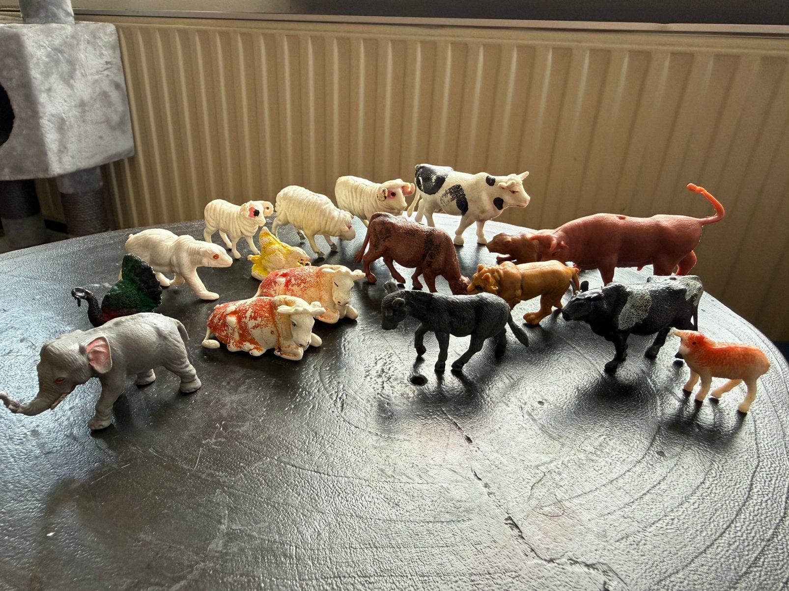 Plastic diertjes made in Hong Kong vintage, Ophalen of Verzenden