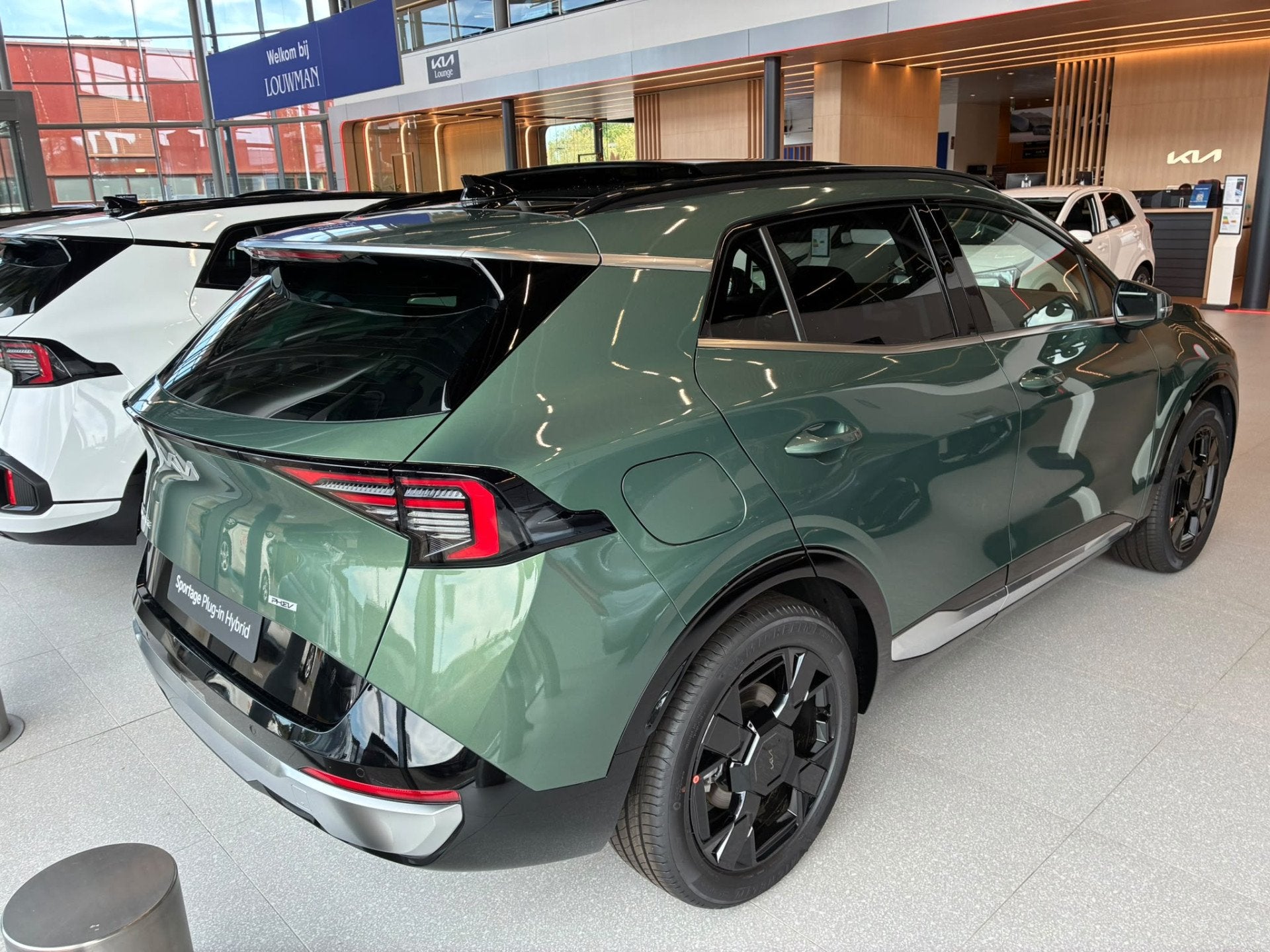 Kia Sportage 1.6 T-GDi Plug-in Hybrid DynamicPlusLine | UIT, Auto's, Automaat, Stof, Zwart, 4 cilinders