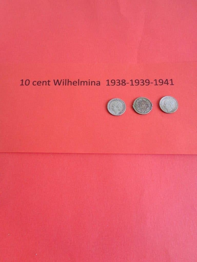 10 cent Wilhelmina, Zilver, Ophalen of Verzenden, 10 cent, Koningin Wilhelmina