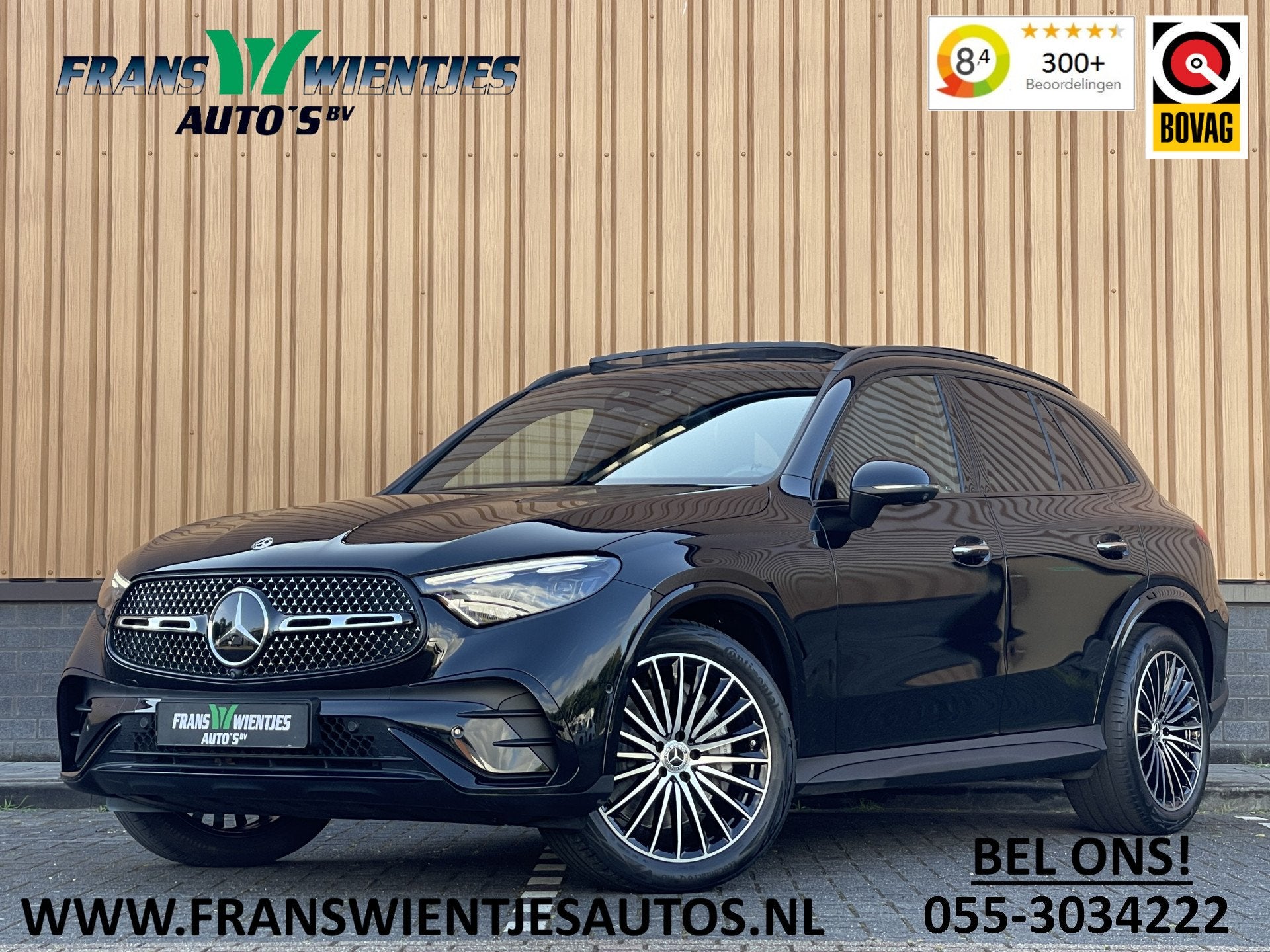 Mercedes-Benz GLC 220d 4MATIC AMG Line | 360 Camera | Panora, Auto's, Automaat, Automatische klimaatregeling, Gebruikt, Zwart