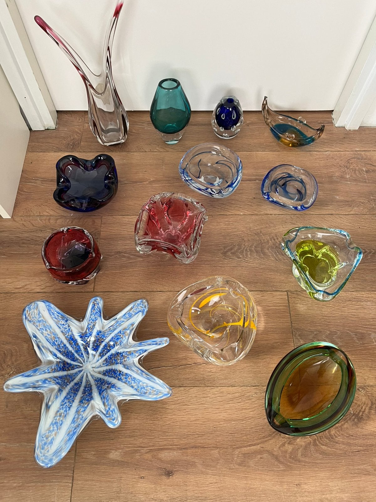 Murano glaswerk 13 stuks, Antiek en Kunst, Ophalen of Verzenden
