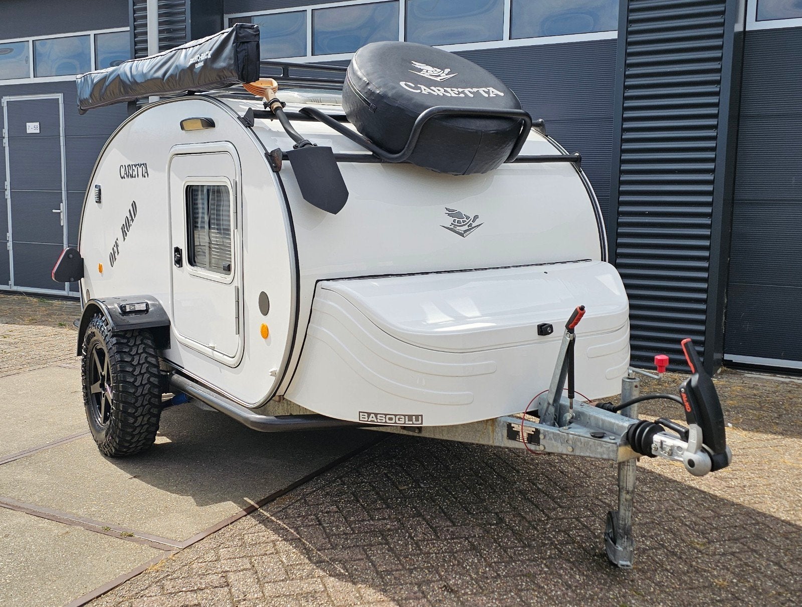 Caretta Off Road Teardrop Caravan Direct klaar voor avontuur, Caravans en Kamperen, Caravans, Particulier, tot en met 2, 500 - 750 kg