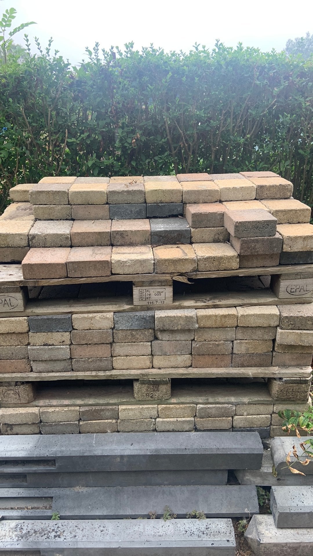 Sierbestrating nog 2 weken beschikbaar, Ophalen, Zo goed als nieuw, Beton, Klinkers