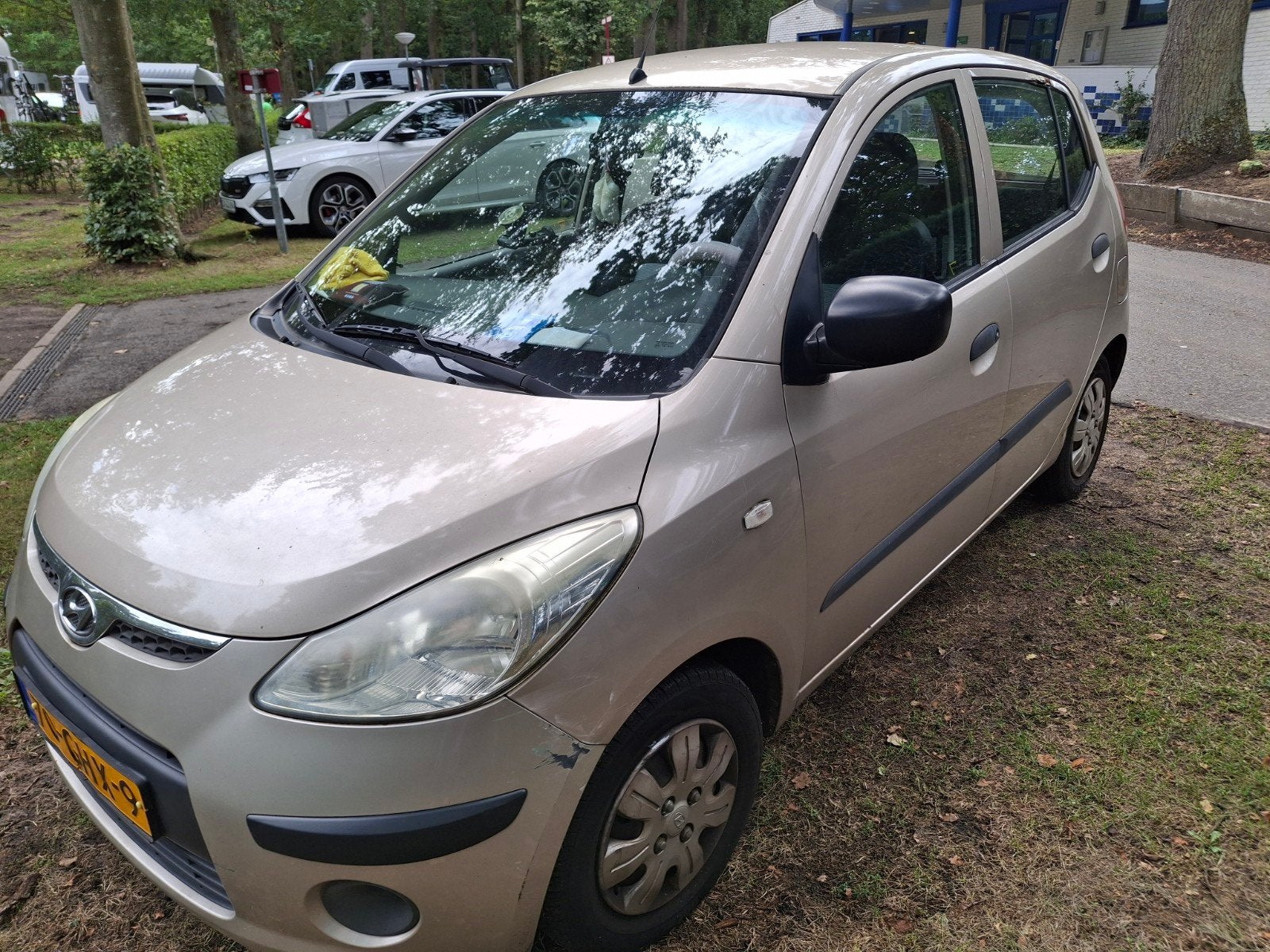 Hyundai i10 1.1 I 5DR 2008 Beige, Voorwielaandrijving, 31 €/maand, 4 cilinders, 400 kg