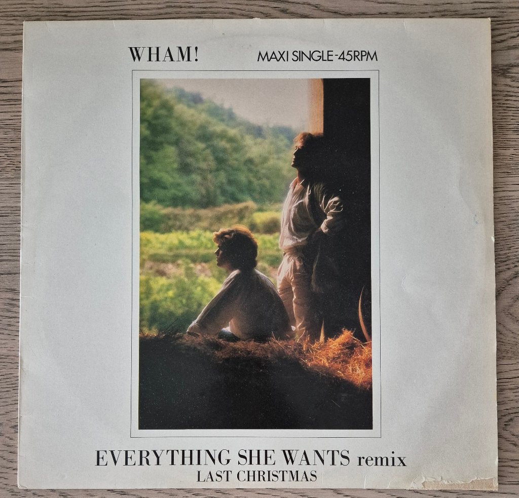 Wham! – Everything She Wants (Remix) / Last Christmas 12", Ophalen of Verzenden, 12 inch, Pop
