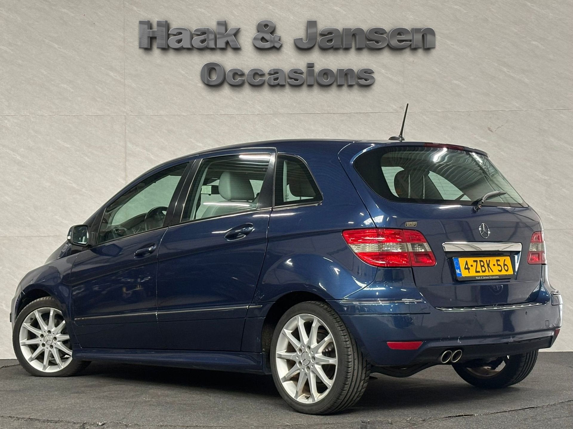 Mercedes-Benz B-klasse 200 Turbo - Automaat - Cruise - Infot, Gebruikt, 4 cilinders, Blauw, Leder