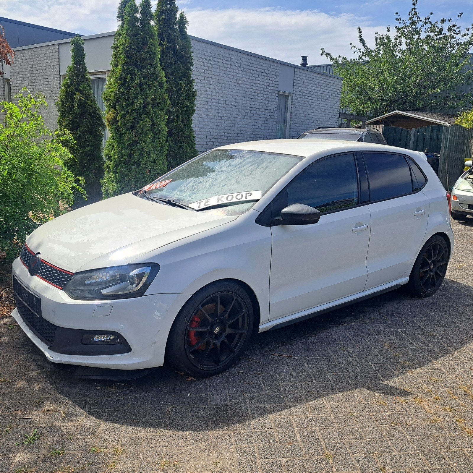 Vw polo Gti 1400 Dsg automaat '11 Schade, Automaat, Zwart, Bedrijf, 1400 cc