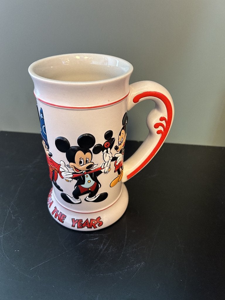 bier mok Mickey Mouse, Ophalen of Verzenden, Mickey Mouse, Gebruikt, Servies
