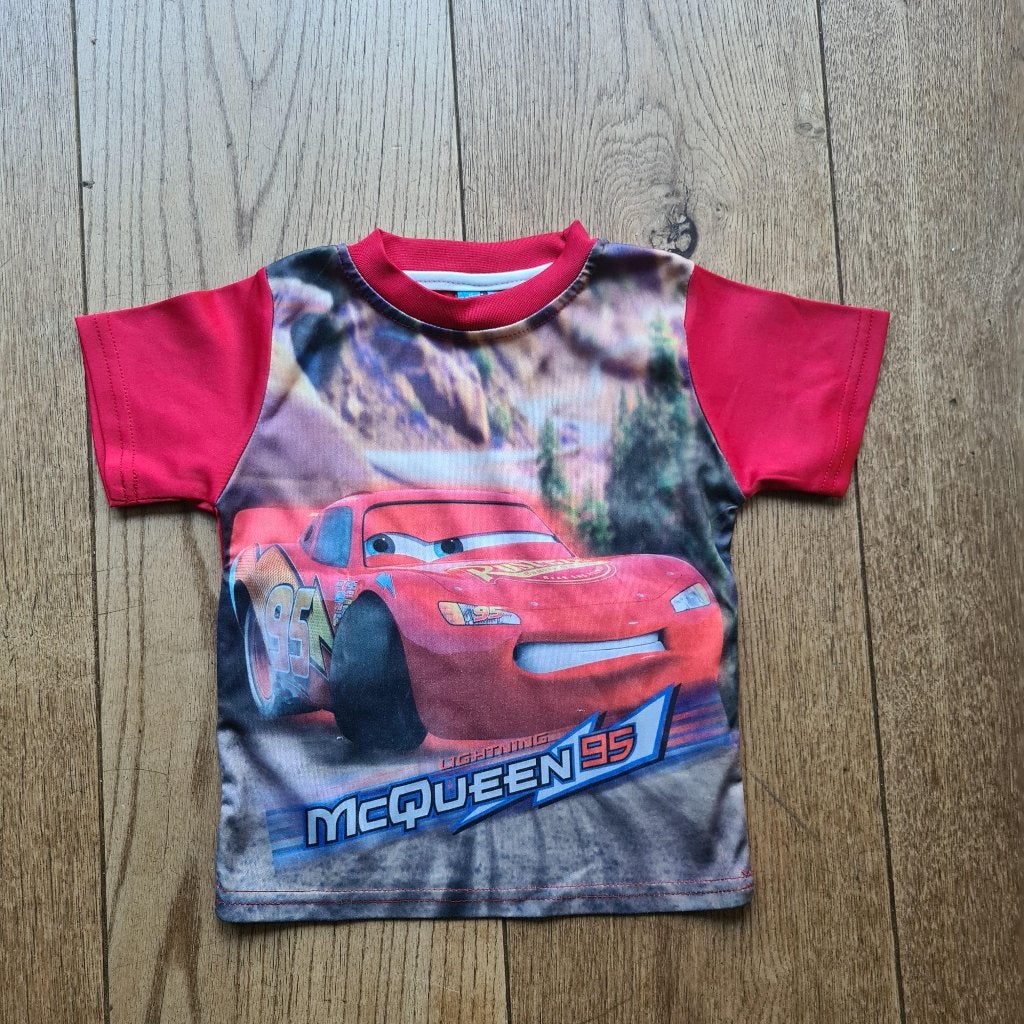 Shirt Cars McQueen van Disney/Pixar maat 92., Ophalen of Verzenden, Gebruikt, Jongen, Shirt of Longsleeve