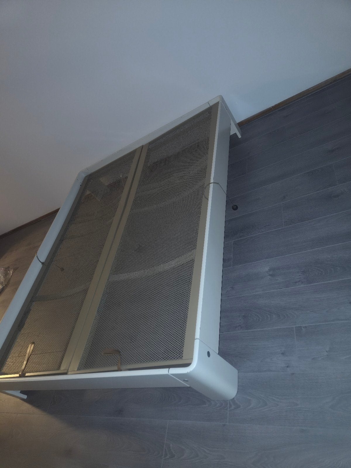 wit auping bed 160x200 met verstelbaar spiraal, Wit, Tweepersoons, Ophalen of Verzenden, 200 cm
