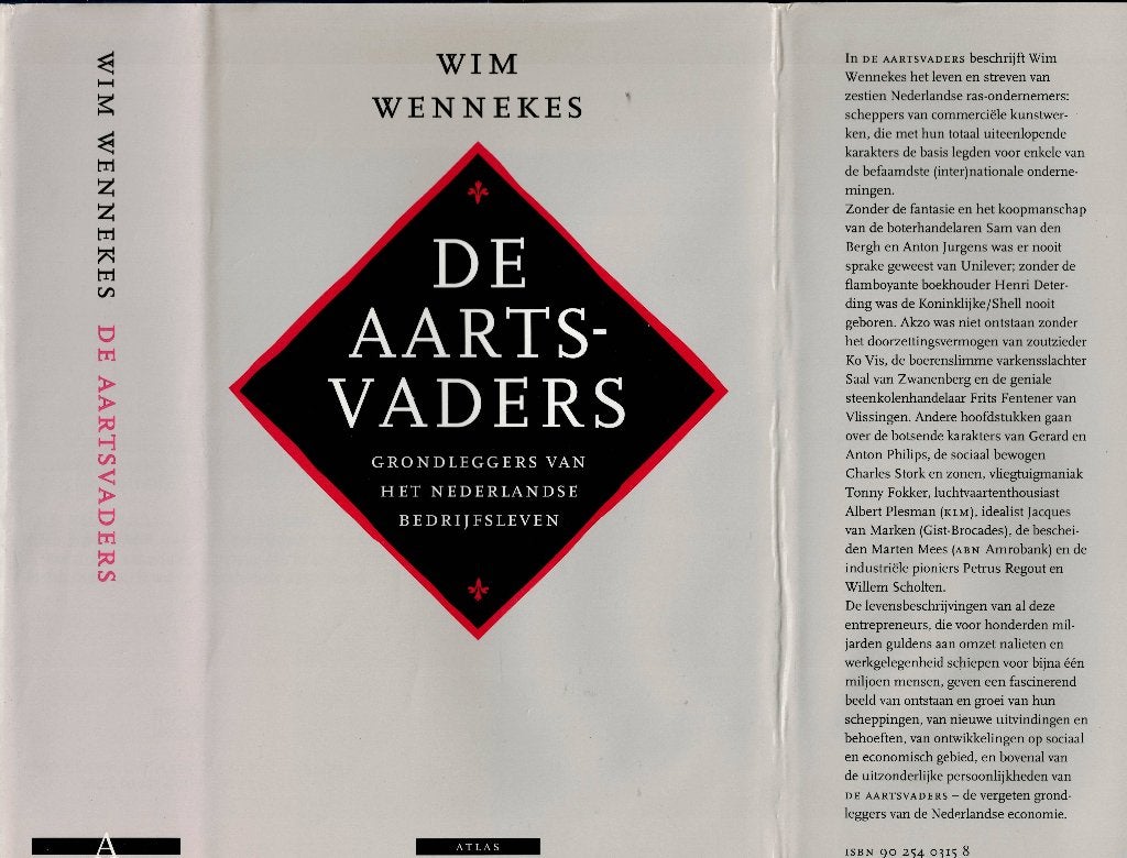 Wim Wennekes – De Aartsvaders., Boeken, Maatschappij en Samenleving, Ophalen of Verzenden, Zo goed als nieuw, Nederland