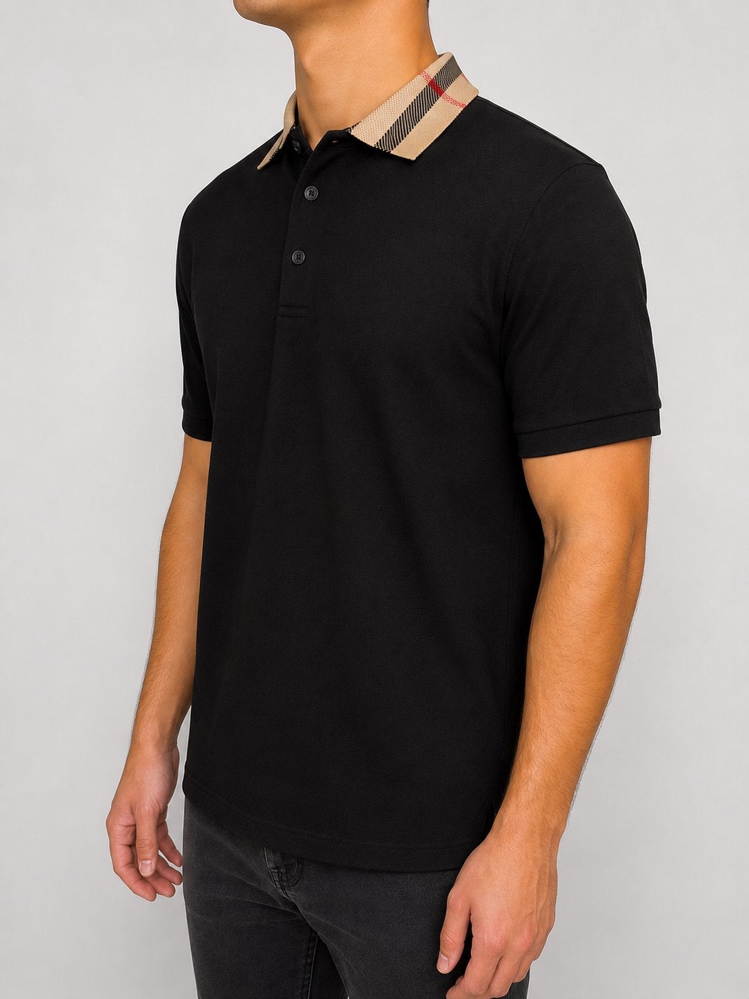 Burberry shirt polo tshirt zwart, Kleding | Heren, Polo's, Ophalen of Verzenden, Zo goed als nieuw
