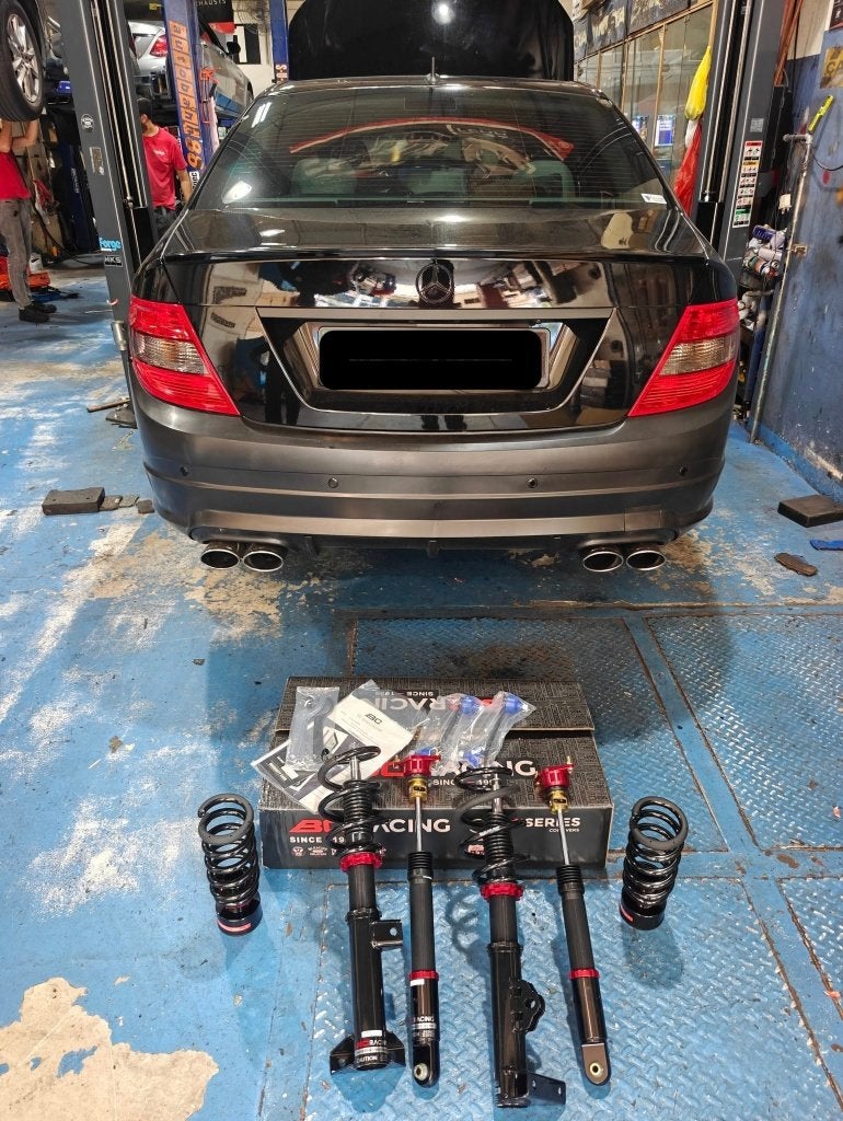 BC Racing V1-VL serie schroefset - C-Klasse W204 RWD 07-14, Ophalen of Verzenden