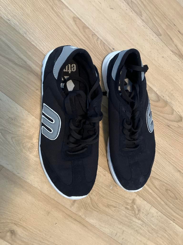 Etnies Skateboard Schoenen/Sneakers Maat 41 - Zwart/Grijs, Ophalen of Verzenden, Gedragen, Zwart, Sneakers of Gympen