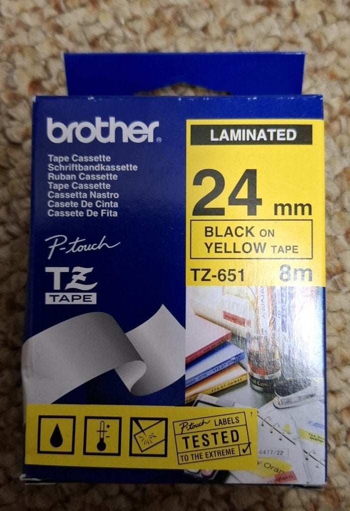 cassettes voor Brother label printer, Computers en Software, Qwerty, Nieuw, Ophalen of Verzenden, Tape-label