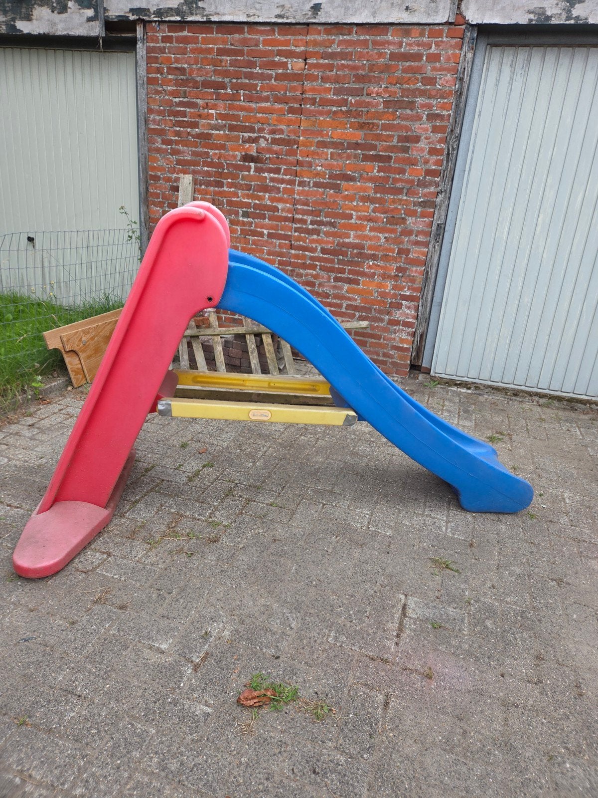 Inklapbare kinderglijbaan, Ophalen, Gebruikt, Glijbaan