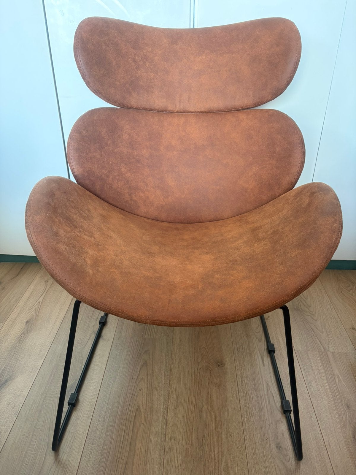 2 stuks bruine fauteuils stoelen, Huis en Inrichting, Ophalen, Twee, Bruin, Zo goed als nieuw