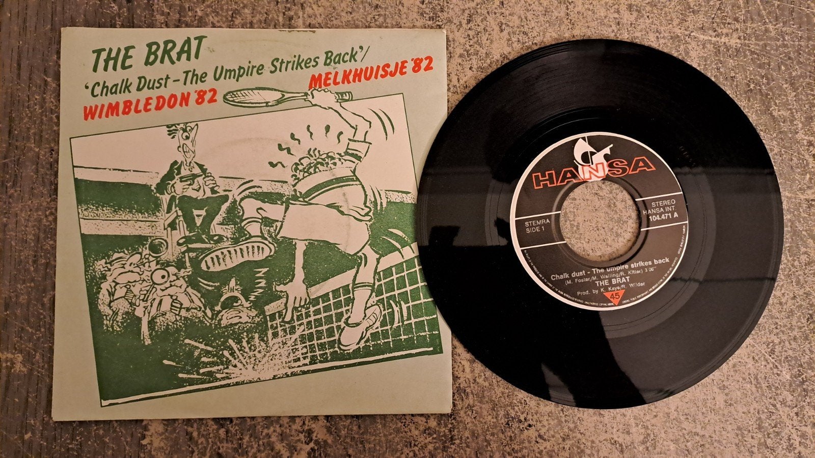 The brat  - chalk dust-the umpire strikes back, Gebruikt, 7 inch, Pop, Fotohoes