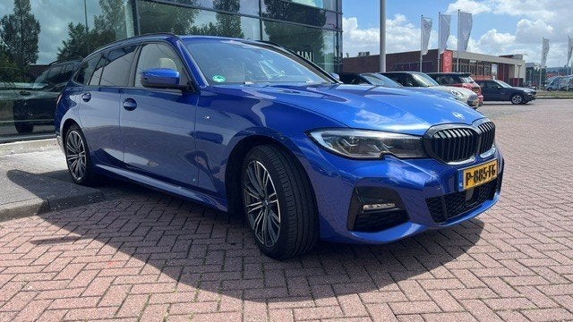 BMW 3-Serie 330e 292pk Aut 2021 Blauw, Auto's, 1998 cc, Achterwielaandrijving, 4 cilinders, Blauw