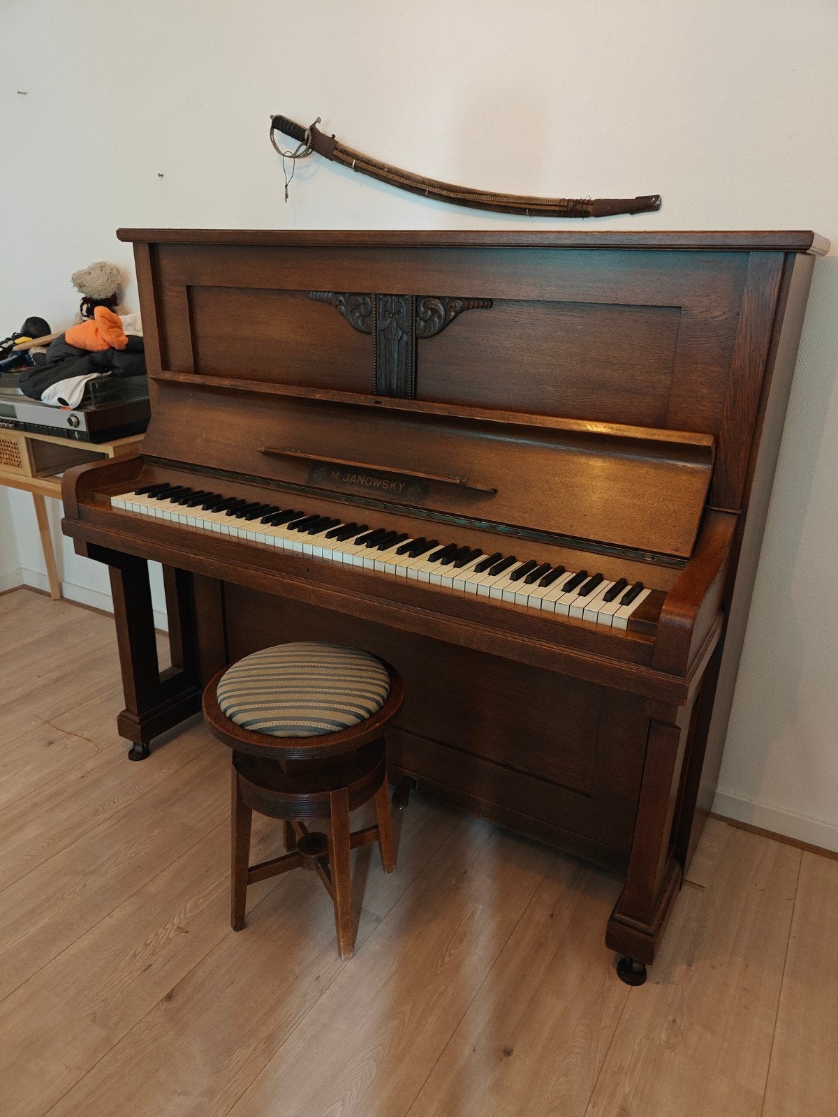 Piano M. Janowsky uit 1910, Ophalen, Gebruikt