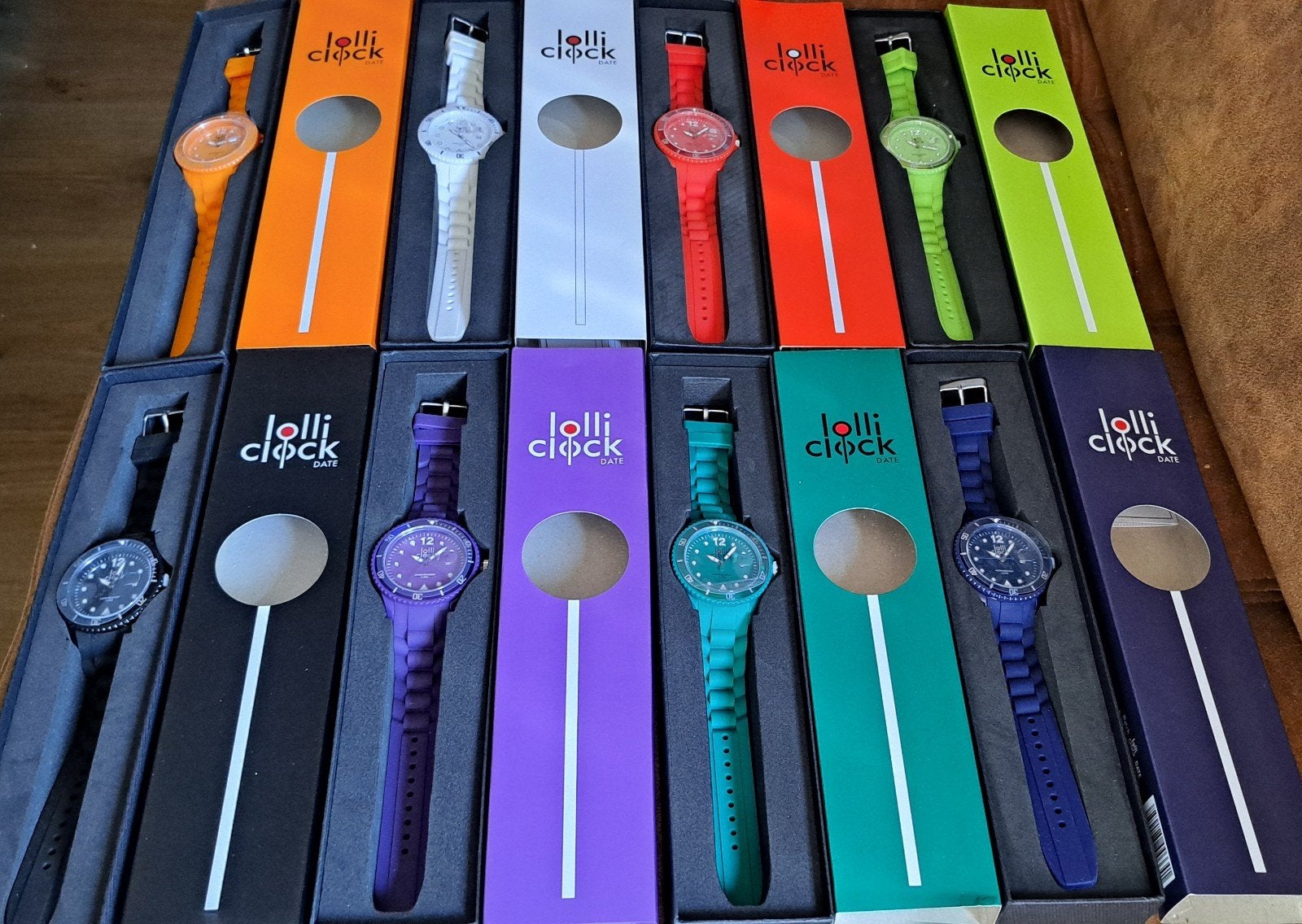 verzameling NIEUWE Lolli Clock Polshorloge Diverse Kleuren, Verzamelen, Ophalen of Verzenden, Nieuw