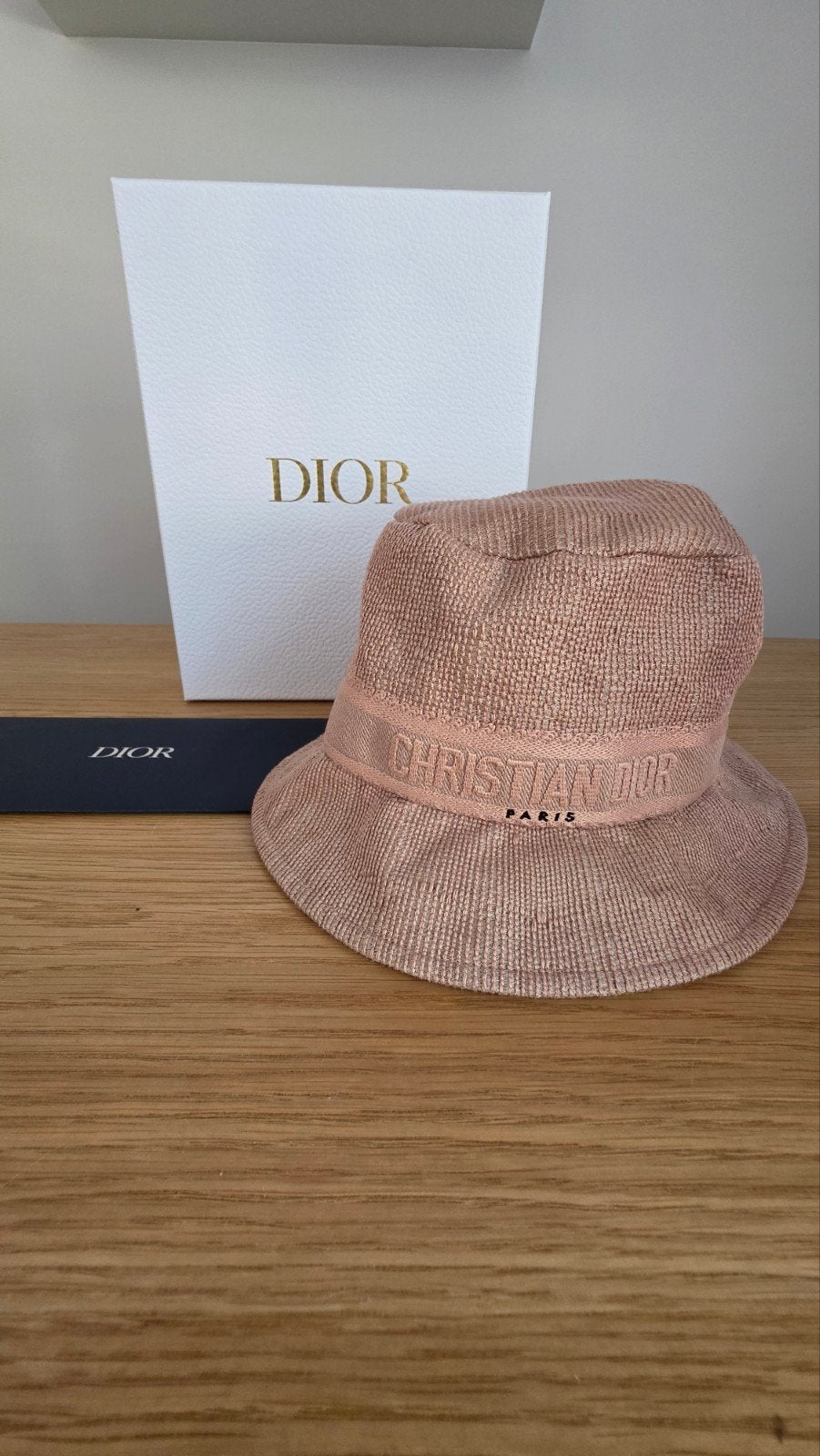 Dior Bucket Hat Roze vissershoedje, Hoed, Nieuw, Dior, One size fits all