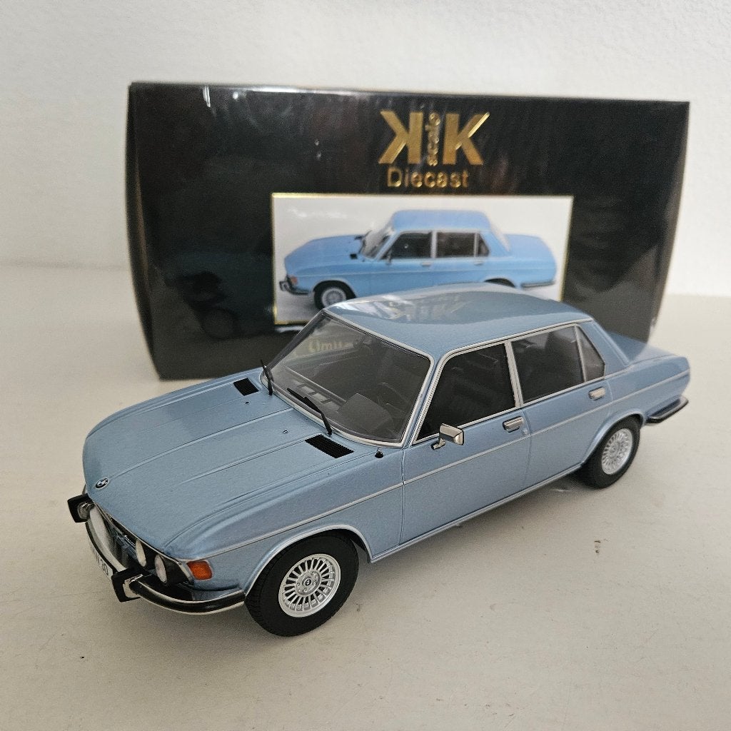KK-SCALE: BMW 3,0S  E3 1971 Light blue, Ophalen of Verzenden, Nieuw, Auto, Overige merken