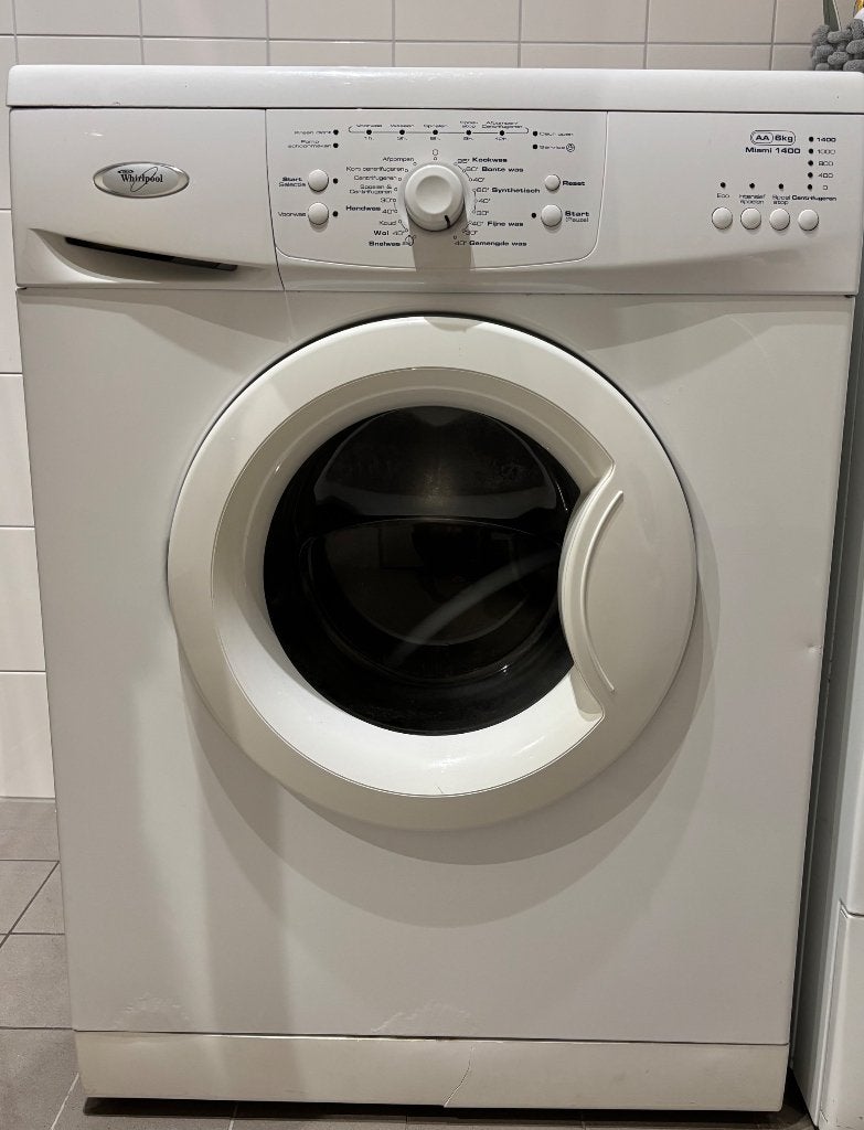 wasmachine Whirlpool AA 6kg, Witgoed en Apparatuur, Ophalen, Gebruikt, 85 tot 90 cm, 1200 tot 1600 toeren