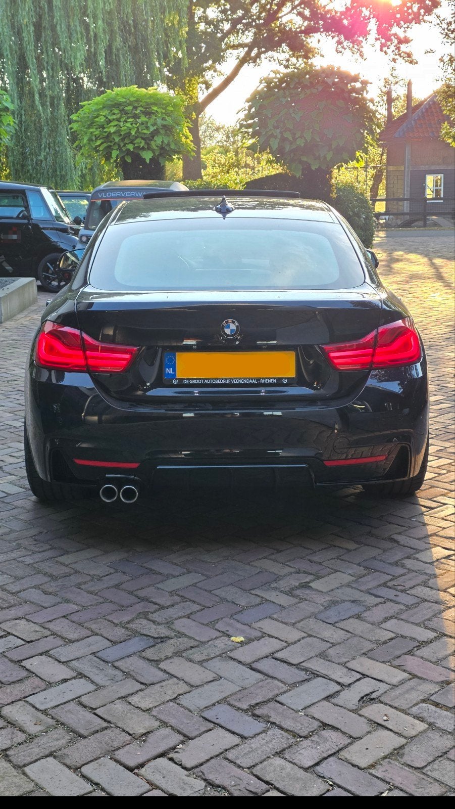 BMW 4 Serie Diffuser F32 F33 F36 M-sport, Ophalen, Gebruikt, Achter, Bumper