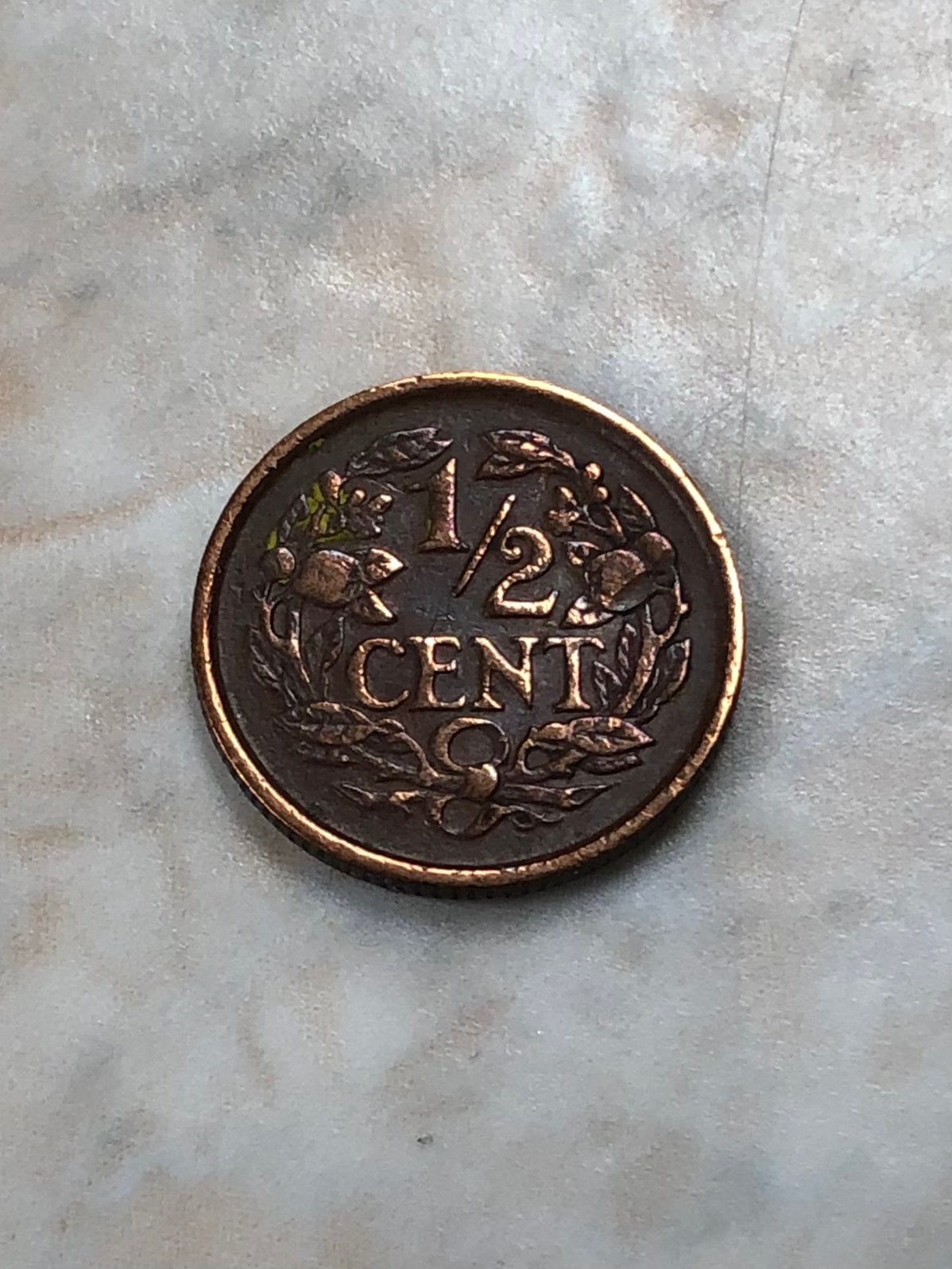 1/2 cent 1937, Postzegels en Munten, Munten | Nederland, Verzenden, Koningin Wilhelmina, Overige waardes, Losse munt