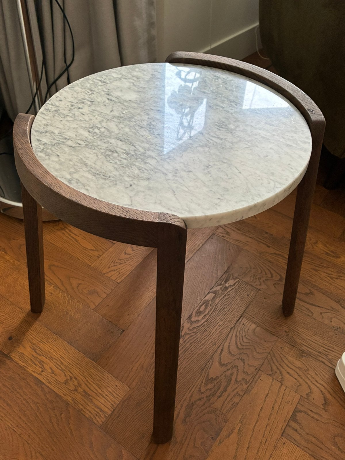 Salontafel, Ophalen, Gebruikt, 50 tot 100 cm, Rond
