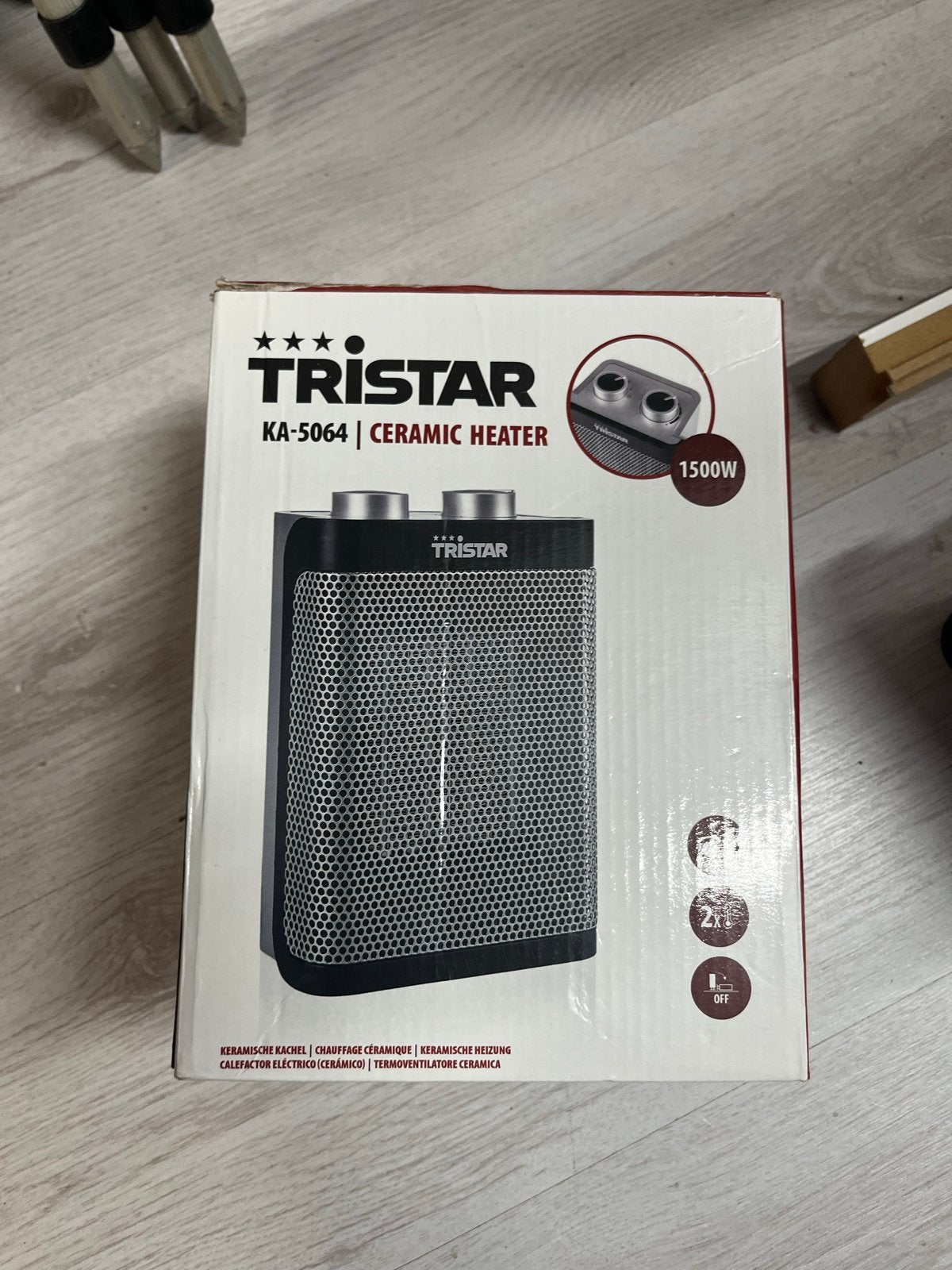 Tristar KA-5064 Keramische Kachel 1500W - Zo goed als nieuw, Ophalen of Verzenden, Zo goed als nieuw